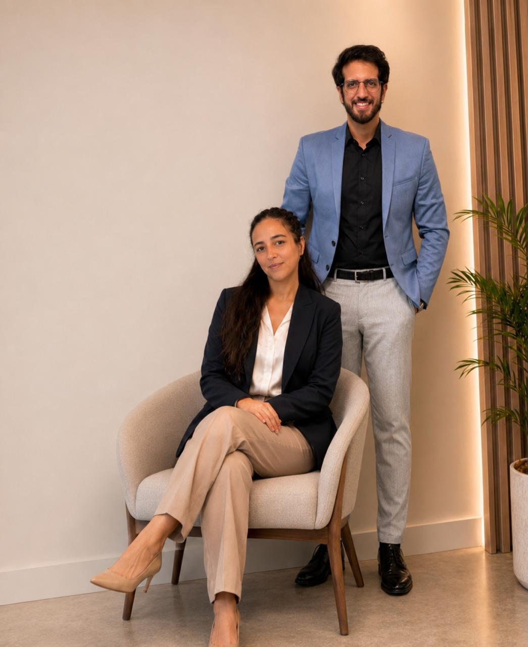 Muskan Walia and Sarthak Khosla, founders of Feel At Home