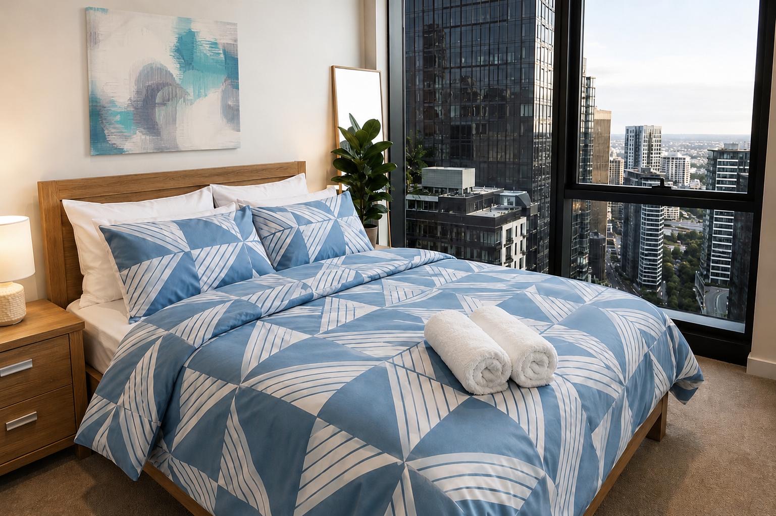 Bedroom two with queen bed